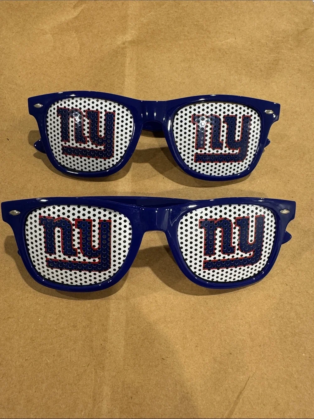 NY Giants Blue Logo Party Sunglasses - Fan Novelty Shades